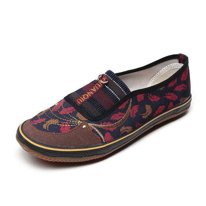 Zapatos de suela blanda antideslizante, calzado de tela cómodo y transpirable