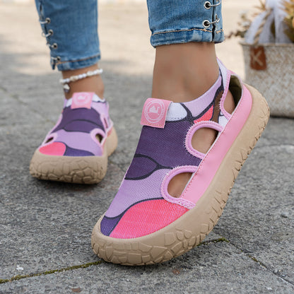 Zapatos casuales ligeros de suela blanda, sandalias resistentes y antideslizantes, slip-on
