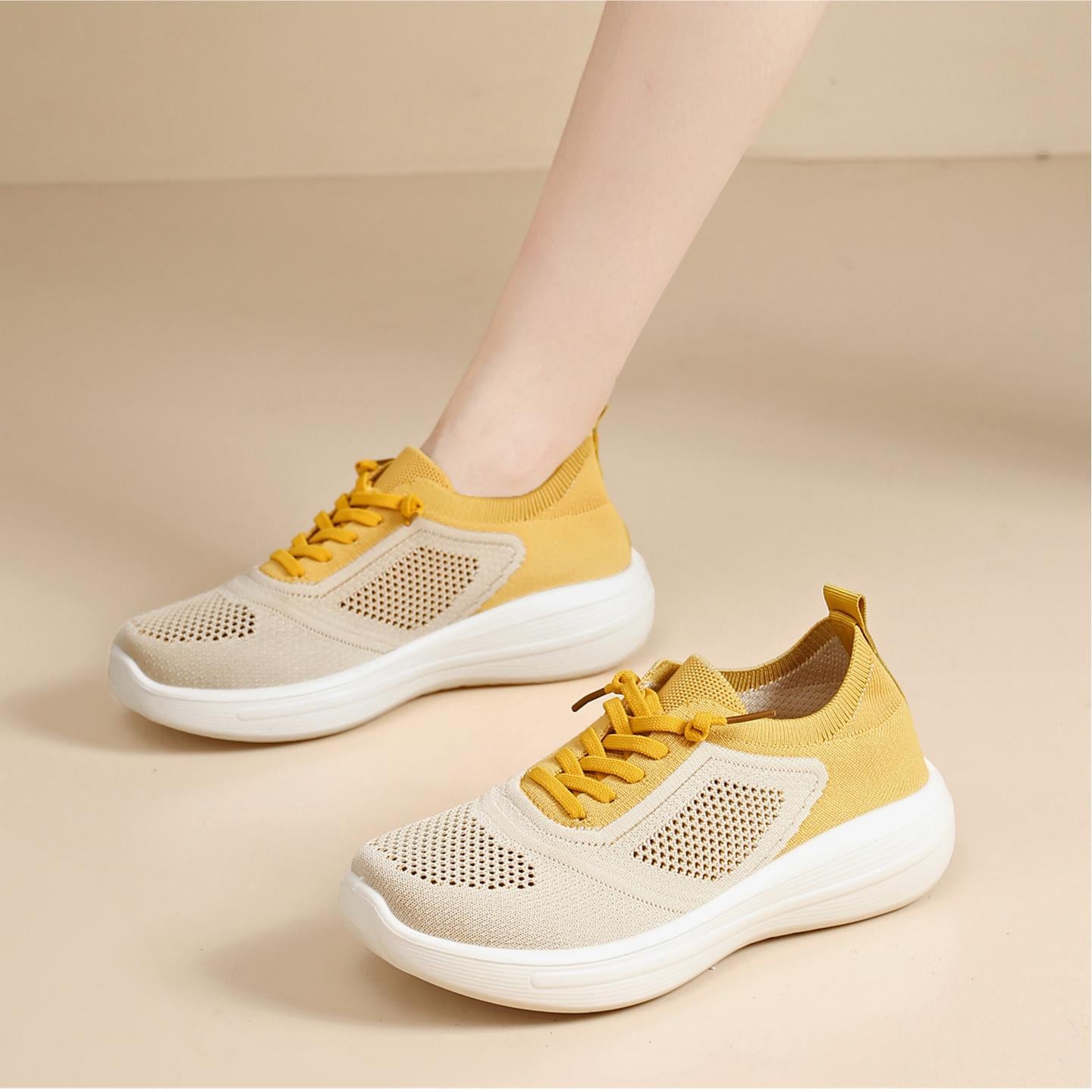 Zapatos casuales para mujer, suela blanda ligera y transpirable