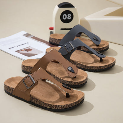 Sandalias antideslizantes de verano 2026 unisex, chanclas de playa resistentes y transpirables, flip-flops