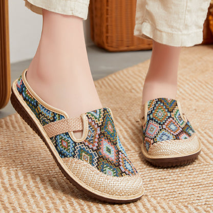 Sandalias transpirables de suela blanda nuevas de verano, estilo bohemio