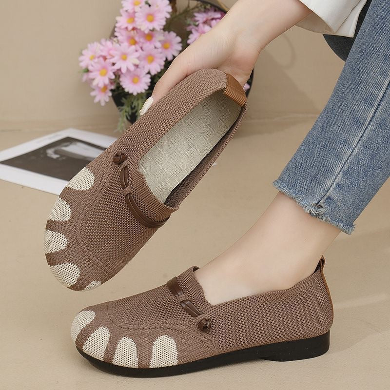 Zapatos de malla para mujer 2026: cómodos, transpirables, suela blanda, antideslizantes, antiolor, casuales, planos y fáciles de poner