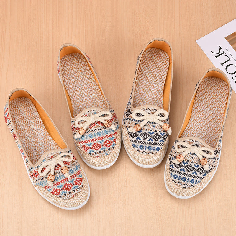 Zapatos de suela blanda transpirables y cómodos, slip-on
