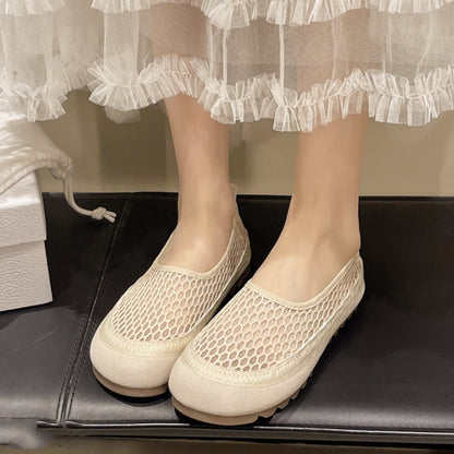 Zapatos planos para mujer nuevos 2026, suela blanda de malla transpirable