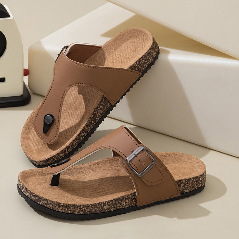 Sandalias antideslizantes de verano 2026 unisex, chanclas de playa resistentes y transpirables, flip-flops