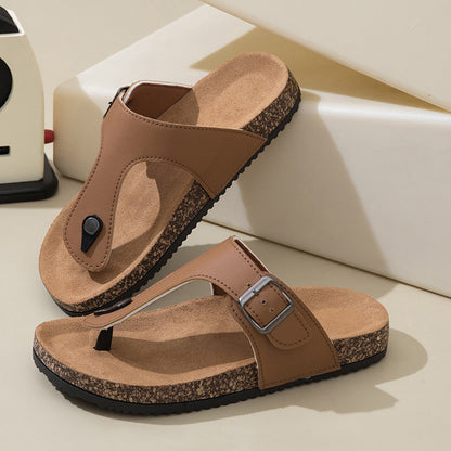 Sandalias antideslizantes de verano 2026 unisex, chanclas de playa resistentes y transpirables, flip-flops